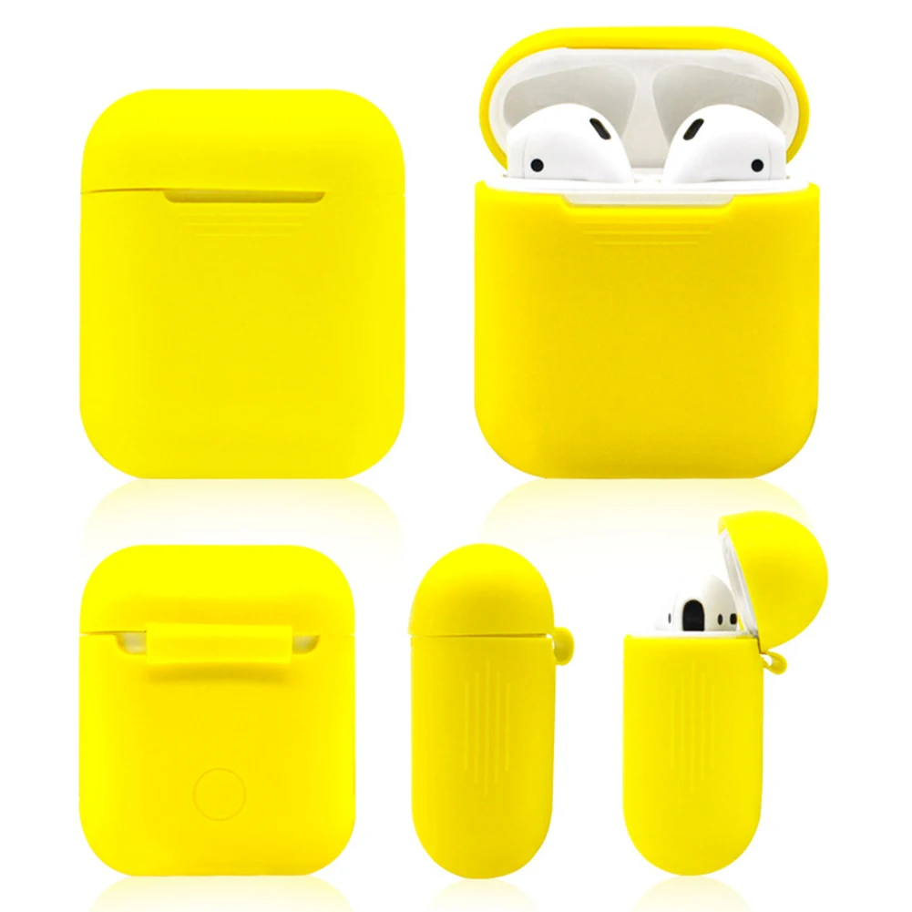 

Silicone Cover Case for Airpod Charging Case Soft Cover for Air Pods Protective Case Earphones Headset Accessories