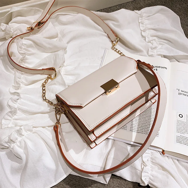 

Luxury Brand Crossbody Bags Women 2019 High Quality PU Leather Female Designer Handbags Ladies Chains Shoulder Messenger Bag Sac