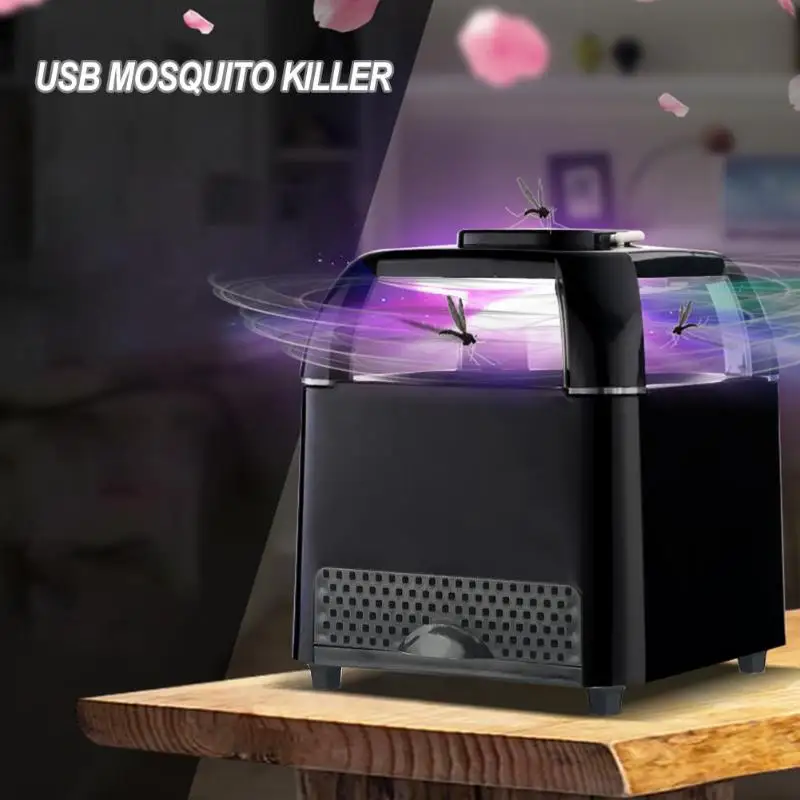 Фотокатализатор USB Электрический москитный убийца лампа анти Летающий Москитная