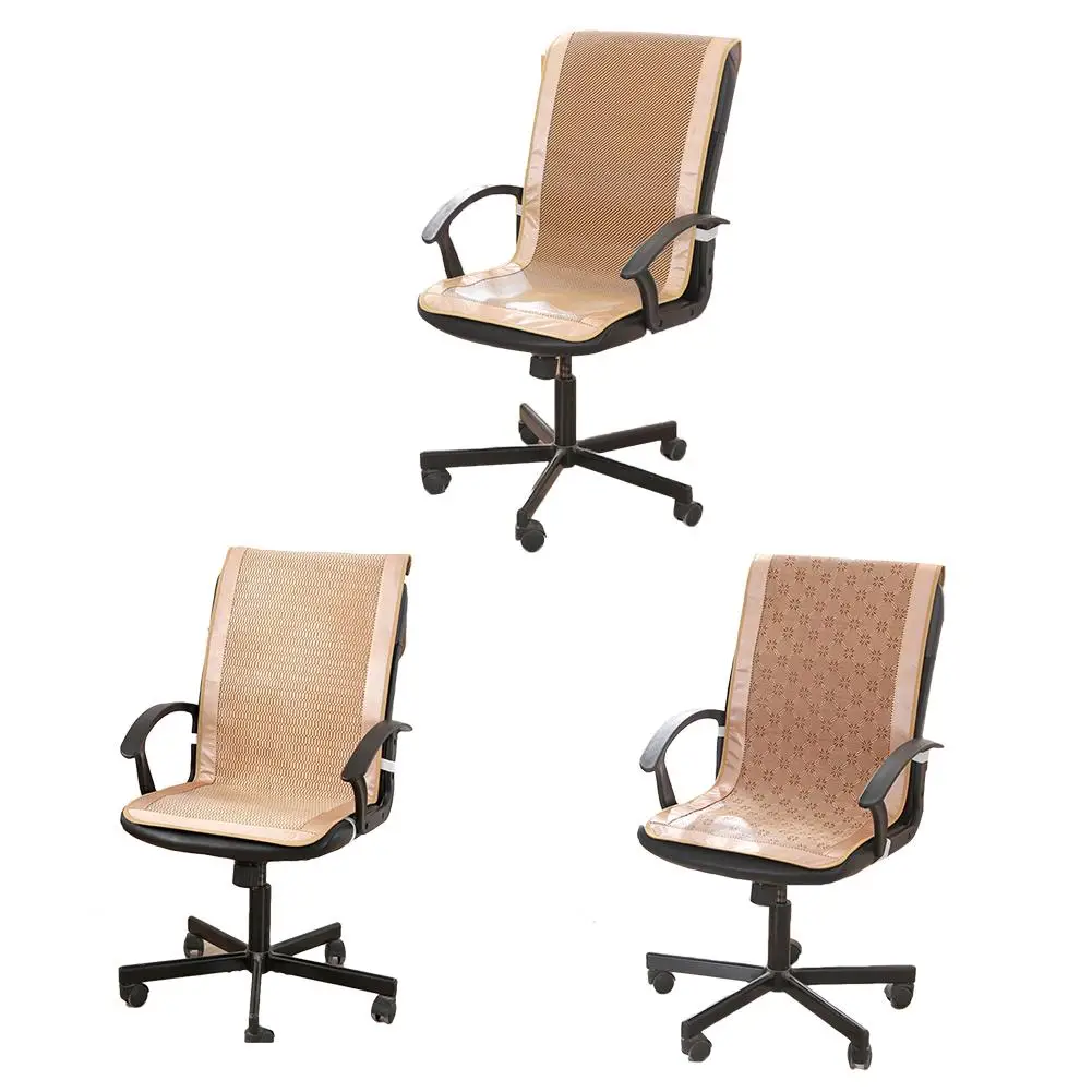 

Chair Mat Cools Down Summer Must-have Computer Upholstery Breathable Office Supplies With Elastic Strap Seat Cushion