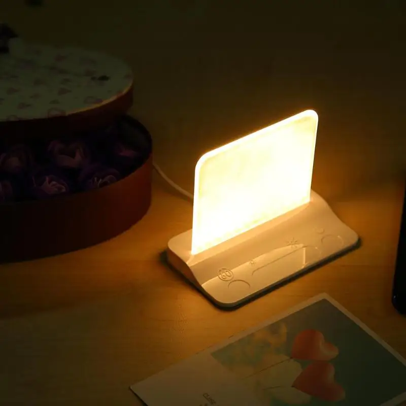 

USB Plug Touch Stepless Dimming Night Light Bedroom Bedside Timer Lamp For Computer PC Lamp Desk Light Pure White