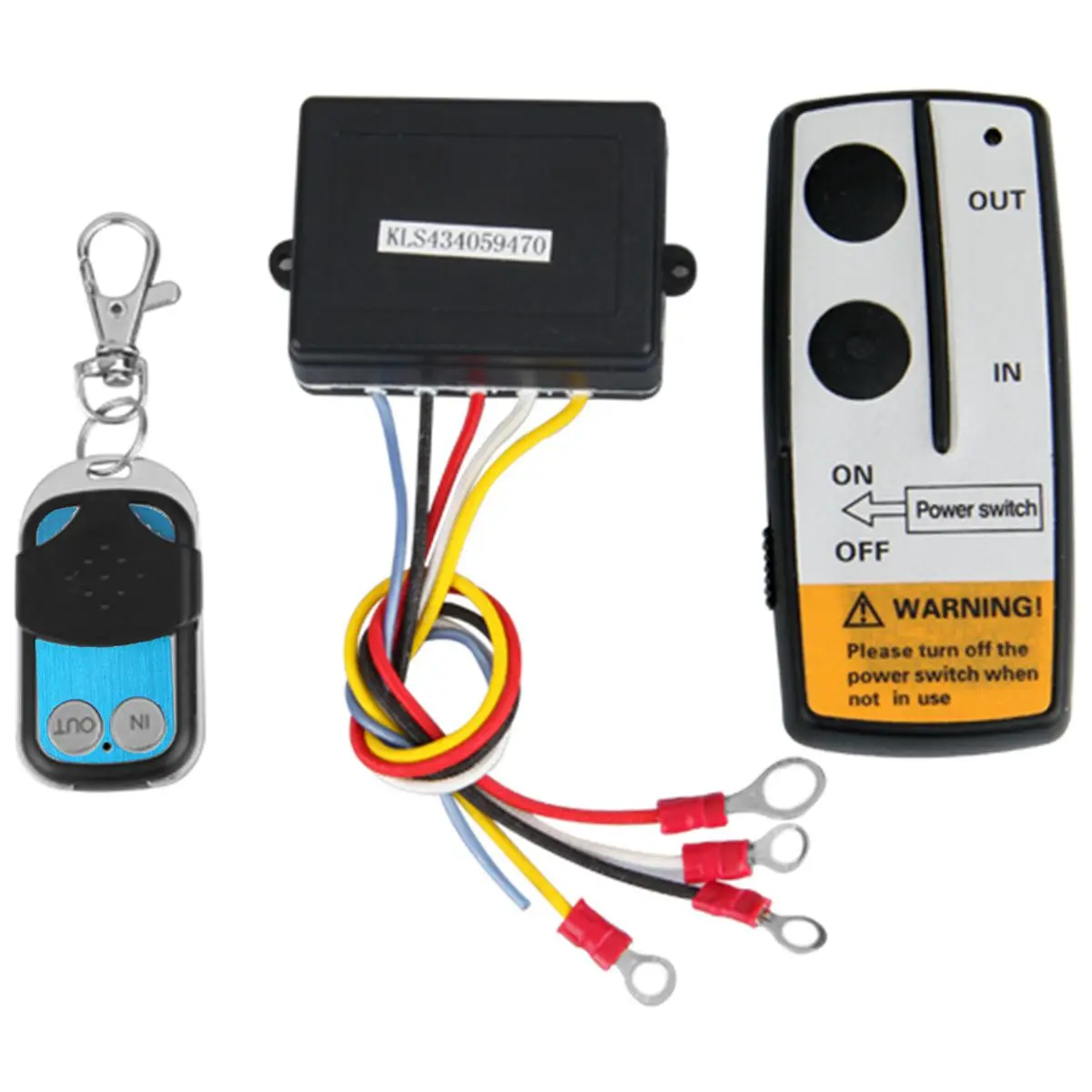 Miglior 12V 12Volt 50ft Winch Wireless Remote Control Set per il Camion della Jeep ATV Warn Ramsey