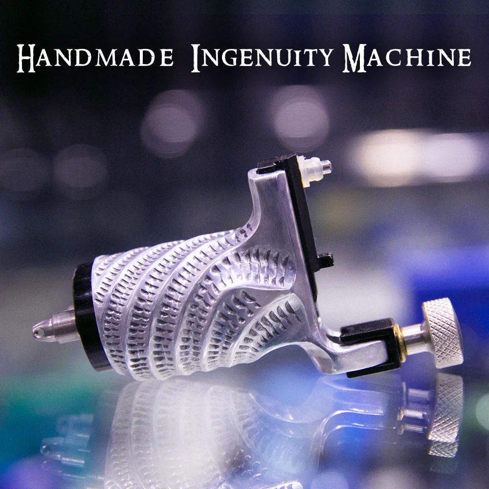 

Handmade Carved Rotary Tattoo Machine Customize New Design Strong Motor Tattoo Guns for Tattoo and Body Art Tattoo Supply