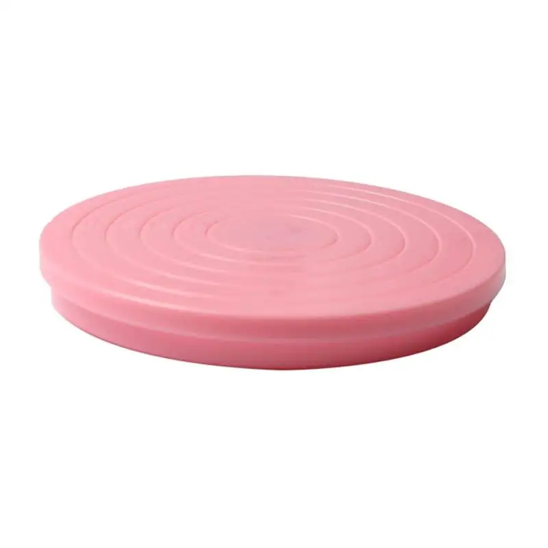 

1 pc Cake Turntable Revolving Plastic Pink Rotating Cake Decorating Platform Tool Stand for Household Dessert Shop Cake Shop
