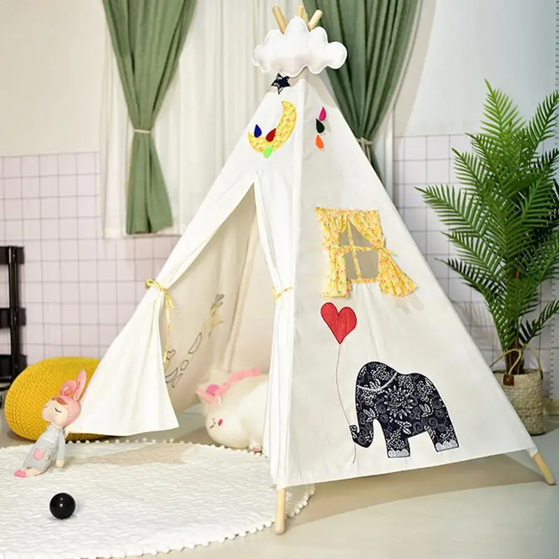 Домик принцессы Детская палатка из пяти частей вышитый супер игровой домик детский альпинистский индийский шатер детский подарок