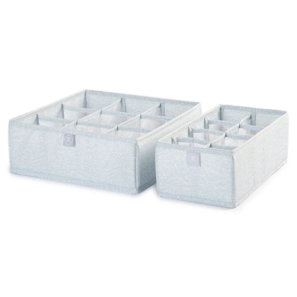 Xiaomi Durable Washable Underwear Storage Box 2PCS Drawer Organizers Clothes Storage ON SALE