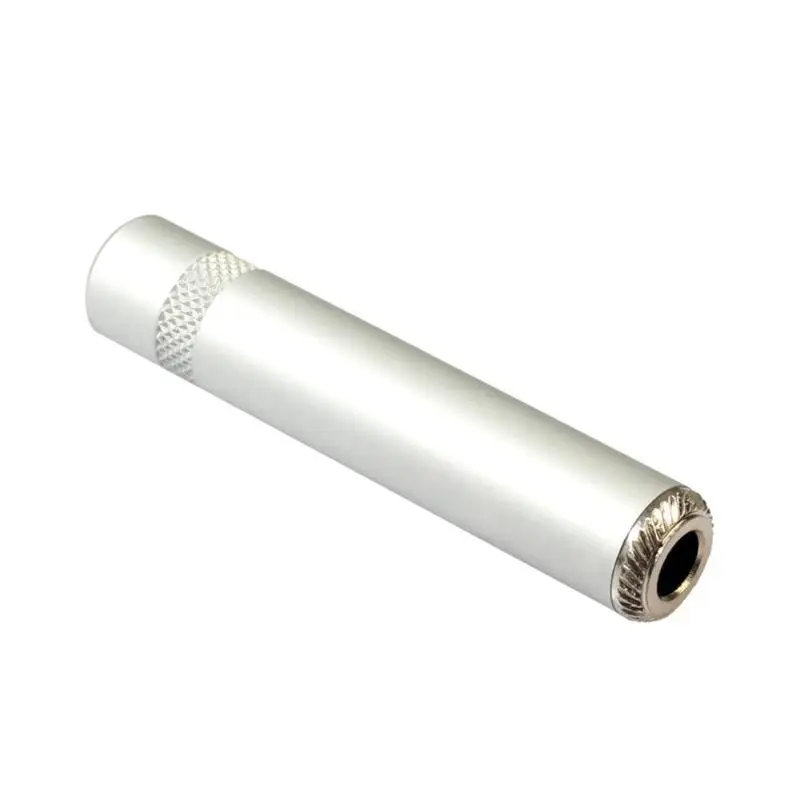 

6.35mm Female Socket 1/4 inch Stereo Jack DIY Welding Audio Metal Adapter Connector Converter Aluminum Alloy Shell High Quality