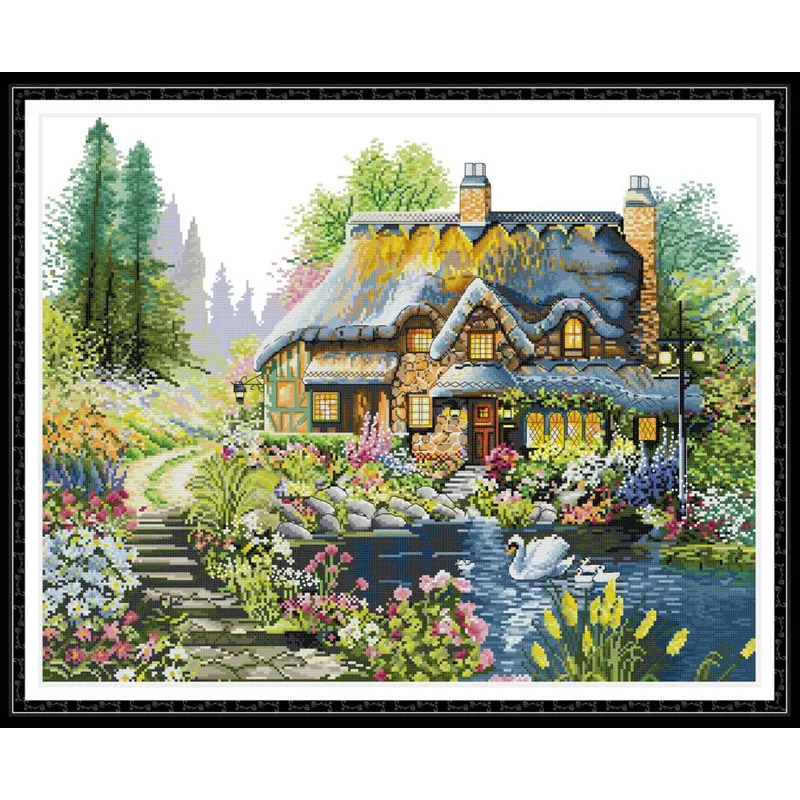 Cross Stitch Kits Embroidery Needlework Chinese Cross Stitch Dmc Embroidery Floss Printed Cross Stitch Decoration Home Decor