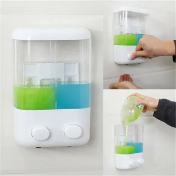 

Suction Cup Wall Mount Shampoo Shower Single Lotion Soap Dispenser Home Hotel NEW Portable Bathroom Tools