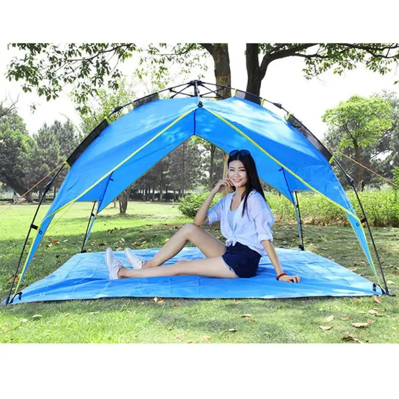 المحمولة للماء الشاطئ التخييم حصيرة بطانية نزهة في الهواء الطلق مع أوتاد