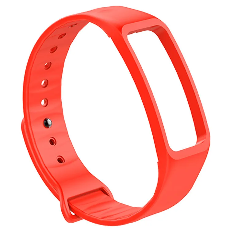 

4 New 14mm Rubber Strap Metal Case For Xiaomi Miband 2 Smart Wristband Replacement Band B401313 181114 bobo