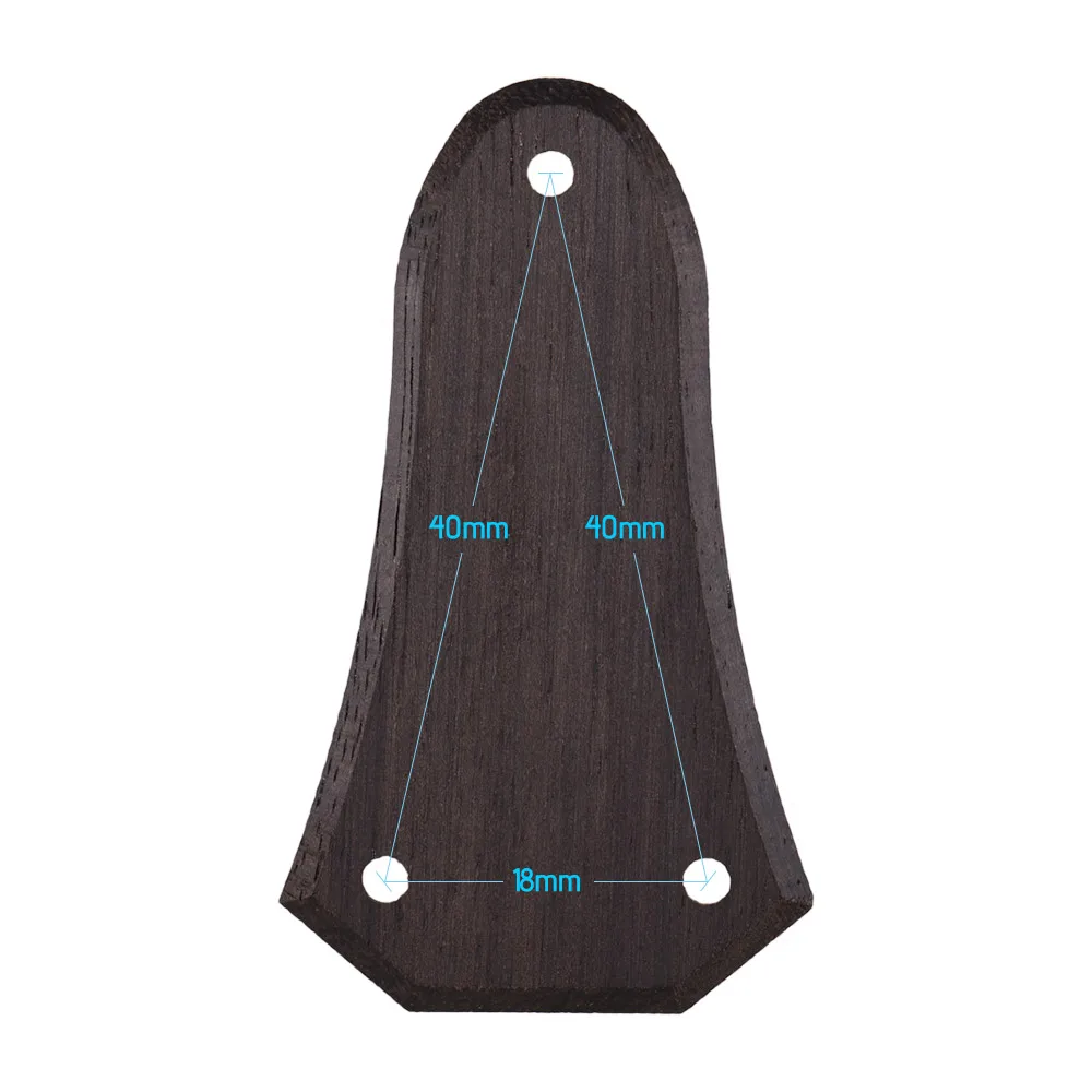 

3 Holes Guitar Truss Rod Cover Rosewood Guitar Parts Accessories Accessory