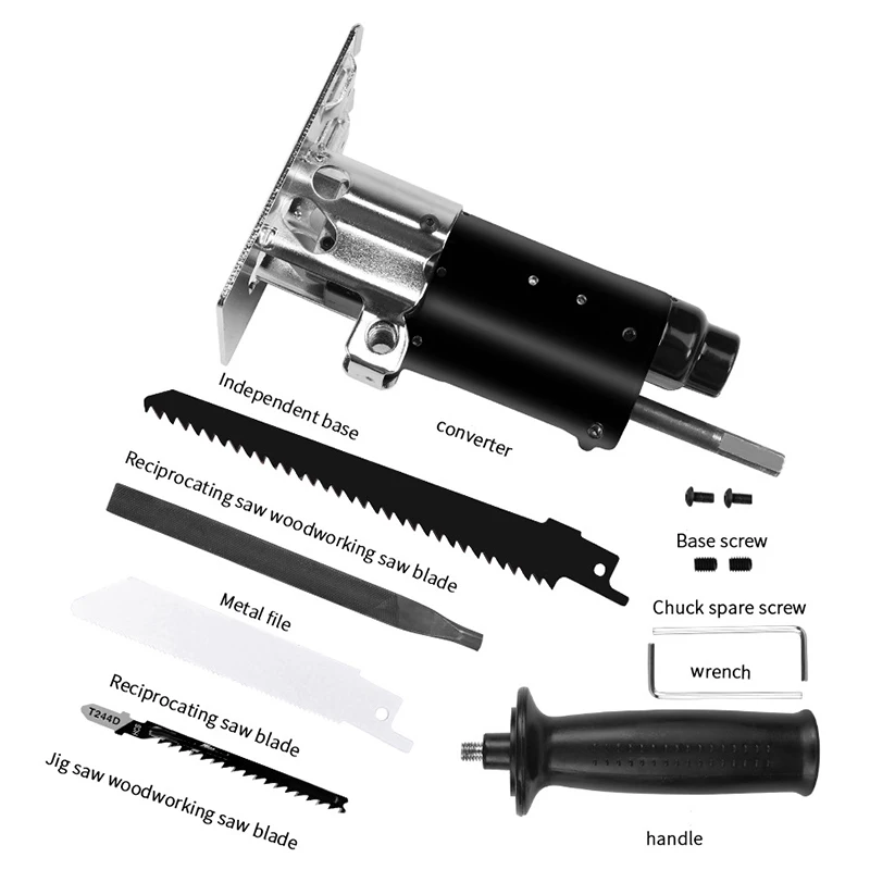 

Reciprocating Cutter File Accessories Kit For Electric Drill Woodworking Tool