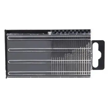 

20pcs Mini Drill Bit Set HSS Micro Twist Drill Bit Set 0.3mm-1.6mm Model Craft With Case Repair Tools Tiny Micro Twist Drill Bit