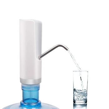 

Drinking Water Pump Wireless Automatic Electric Water Bottle Pump Portable Button Pump Dispenser Gallon Water Bottle Switch Fo