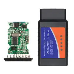 Беспроводной Bluetooth OBDII WI-FI Авто ELM327 товара сканер с диагностическим интерфейсом черный