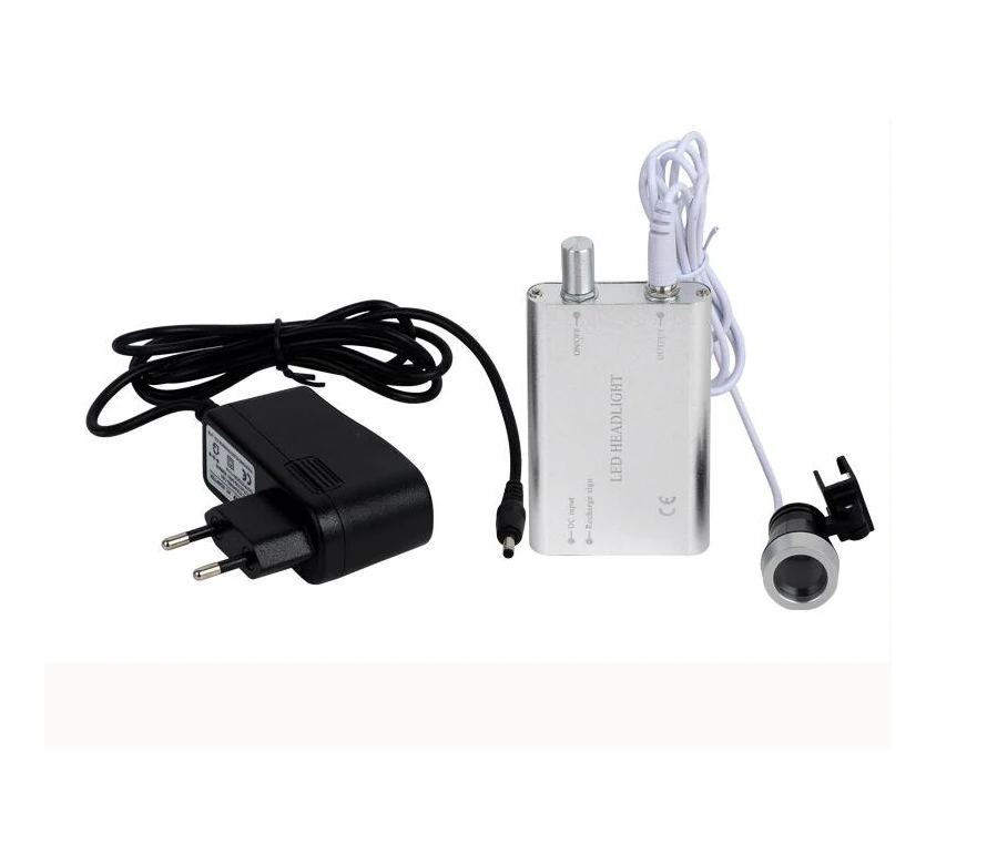 

2018 Dentist Tools Portable Black LED Head Light Lamp for Dental Surgical Medical Binocular Loupes