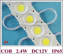 Módulo redondo de injeção de led, luz de módulo de letra de sinal de led dc12v 2.4w 240lm ip65 46mm (l) * 30mm (w) * 3mm (h) pcb ce de alumínio