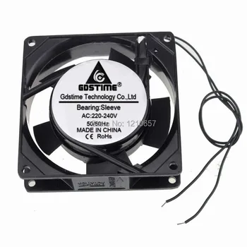 

1pieces Brushless Cooling Fan 90mm AC 220V 240V 2 Pin 9cm 90x25mm Radiator Cooler Fans