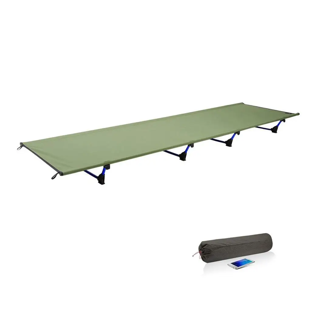 

Ultralight Camp Bed 200KG Bearing Breathable Waterproof 1200g 7001 Special aviation aluminum Bed Nylon Surface