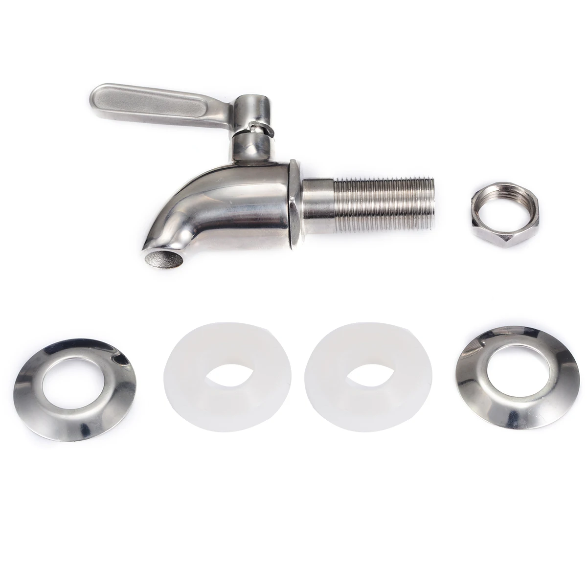 

15~23mm Hole Stainless Steel Faucet Tap for Home Brew Barrel Fermenter Wine Beer Beverage Juice Dispenser Drink Wine Kegs