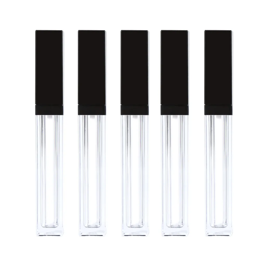 

5pcs 5ml Empty Lipgloss Bottle DIY Lip Gloss Container Transprent Refillable Bottles Empty Lipgloss Bottle