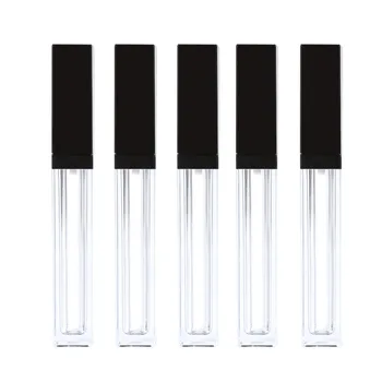 

5pcs 5ml Empty Lipgloss Bottle DIY Lip Gloss Container Transprent Refillable Bottles Empty Lipgloss Bottle