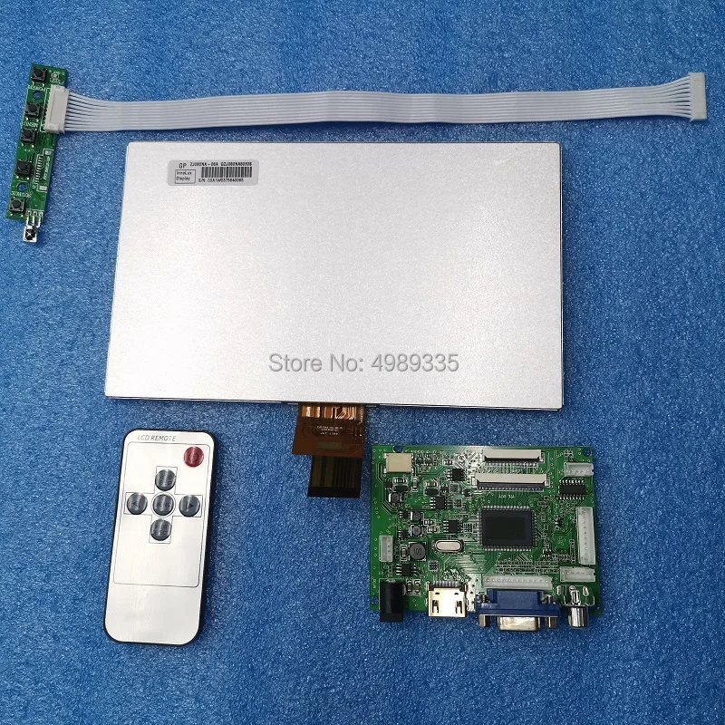 8 дюймовый ЖК экран 1024X768 дисплей HDMI + VGA AV плата управления водителем
