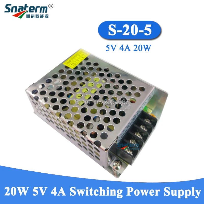 5V 5A 25W / 4A 20W импульсный источник питания для DC5V WS2811 WS2812B ws2801 СВЕТОДИОДНЫЙ