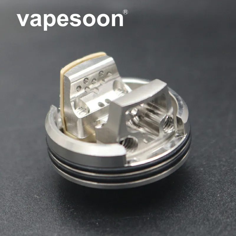 Vapesoon V24 RDA испаритель 24 мм Диаметр атомайзер с регулируемым воздушным потоком двойной катушкой RDA для Vape электронная сигарета мод VS Reload S