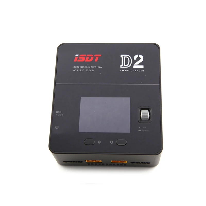 ISDT D2 200 Вт 24A AC двухканальный выход умный аккумулятор баланс зарядное устройство