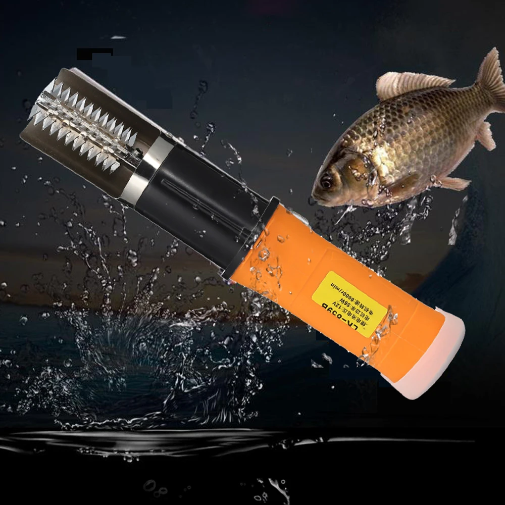 Electric Fish Scaler Fishing Scalers Clean Remover Eu Plug 【★大感謝セール】