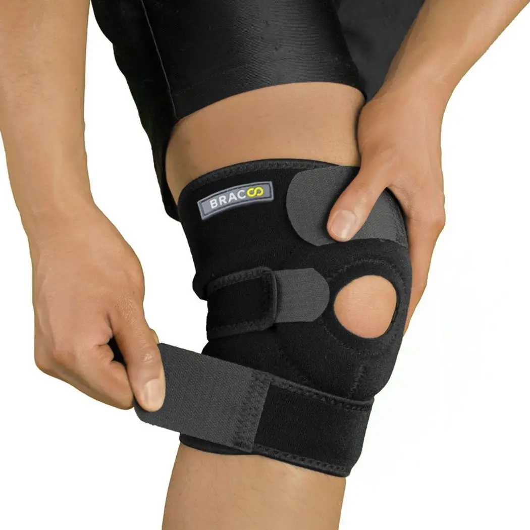 1 шт. тонкие дышащие наколенники Meniscus из силикагеля для пеших прогулок и бега
