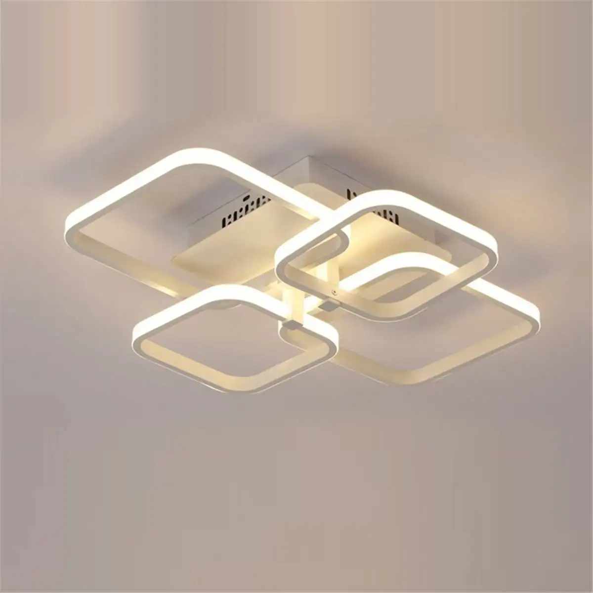 

4Heads Rectangle Acrylic Aluminum Modern LED Ceiling Lights for Livingroom Bedroom Hotel Restaurant Decor 110W
