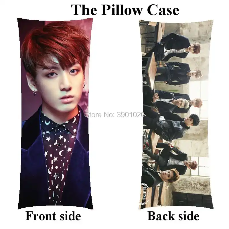Boyfriend Jungkook Home Long Pillow Cover Kpop Bangtan Boys
