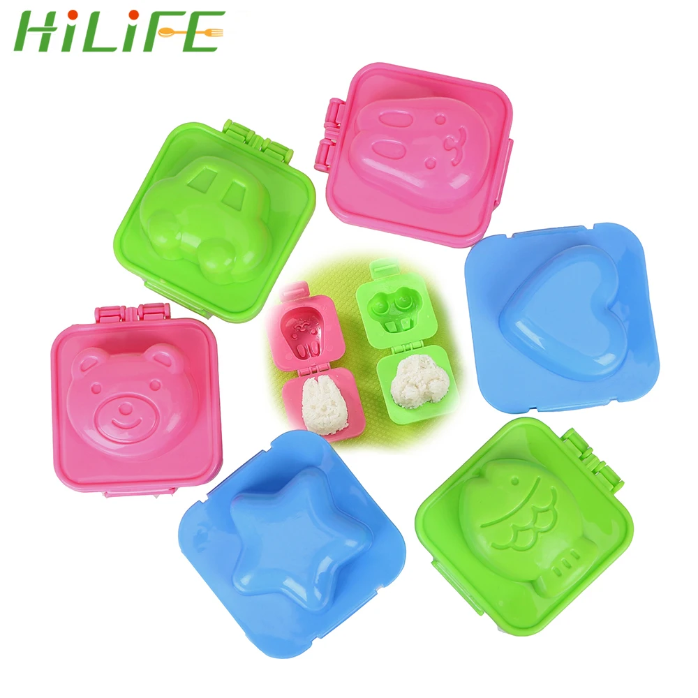 

HILIFE Rice Roll Mold Kitchen DIY Chef Rice Ball Mould Cartoon Sushi Maker Boiled Egg Tool Kitchen Accessories