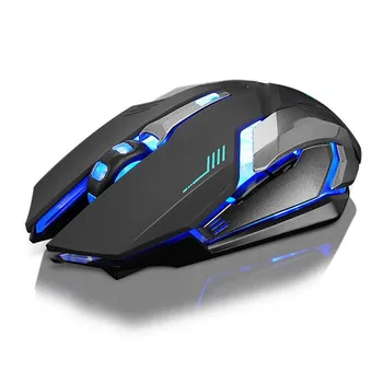 

Rechargeable X7 Wireless Silent LED Backlit USB Optical Ergonomic Gaming Mouse