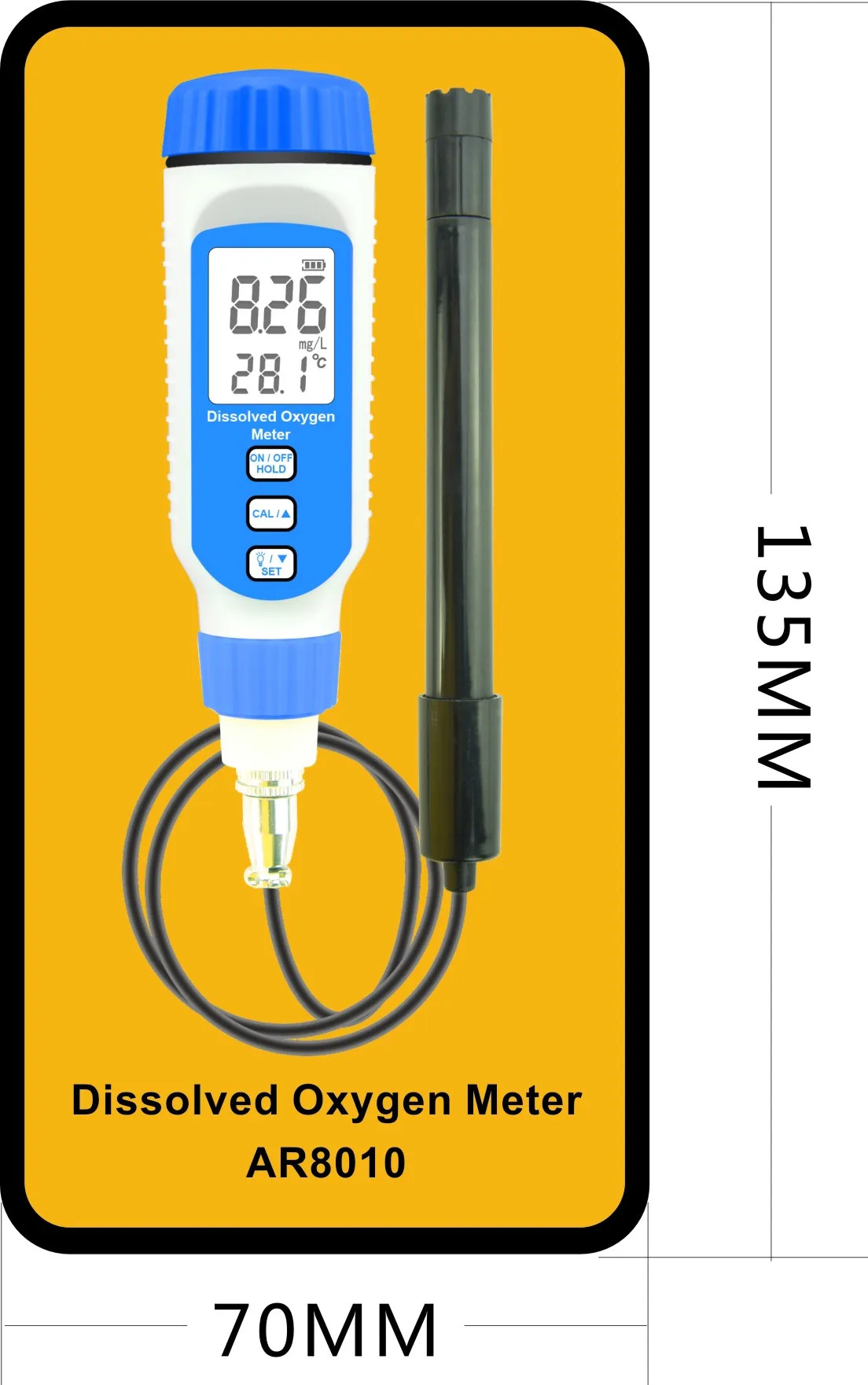 SMART AR8010 PEN type dissolved oxygen meterin Level Measuring