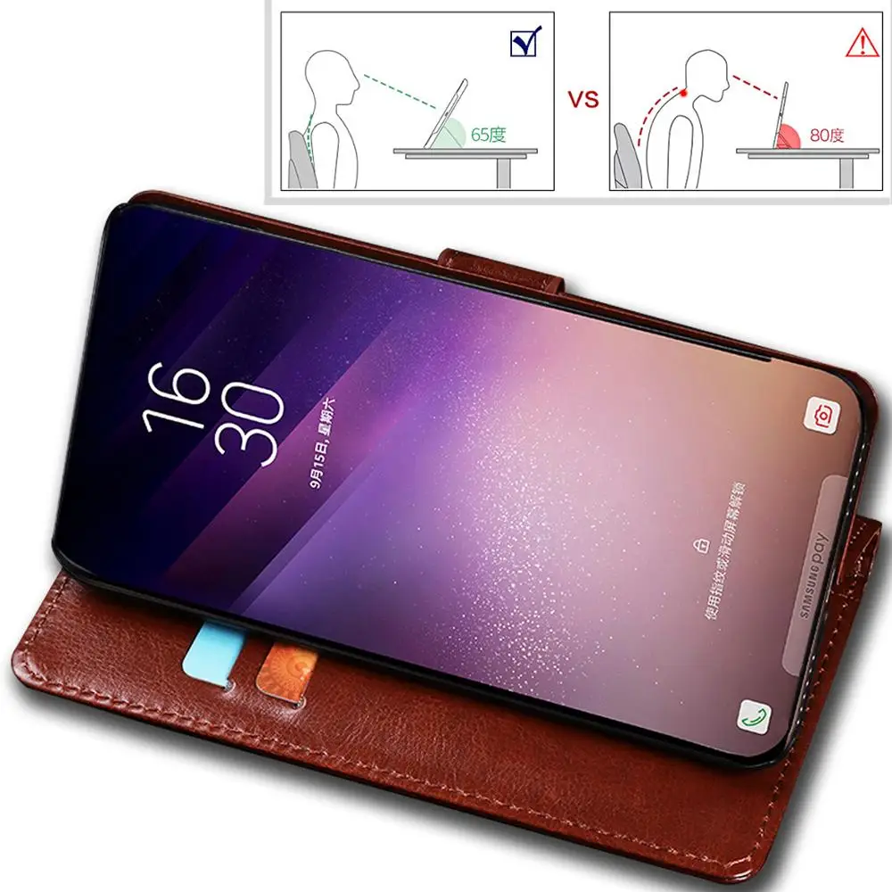 Кожаный флип чехол для Leagoo M5 Edge Plus M7 M8 S8 Pro fundas wallet style capa защитный подставка Shark T1 T5
