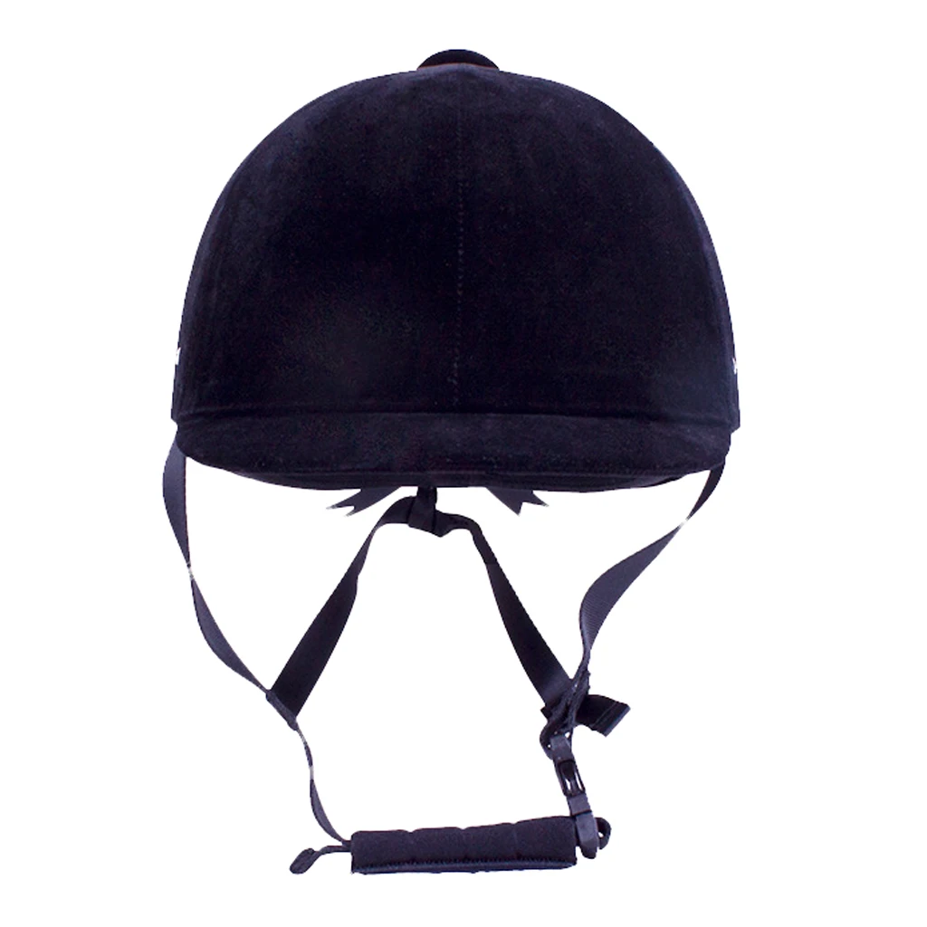 Дышащий бархатный защитный шлем для верховой езды