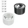 10set High Power 1W 3W 5W LED Lens 20MM PMMA Lenses With Bracket 5  15 25 30 45 60 90 120 Degree For 1 3 5 Watt Light Beads ► Photo 1/4