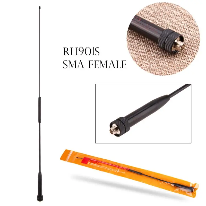 RH901S SMA женские направленная двухдиапазонная антенна длинные для Baofeng UV 5R