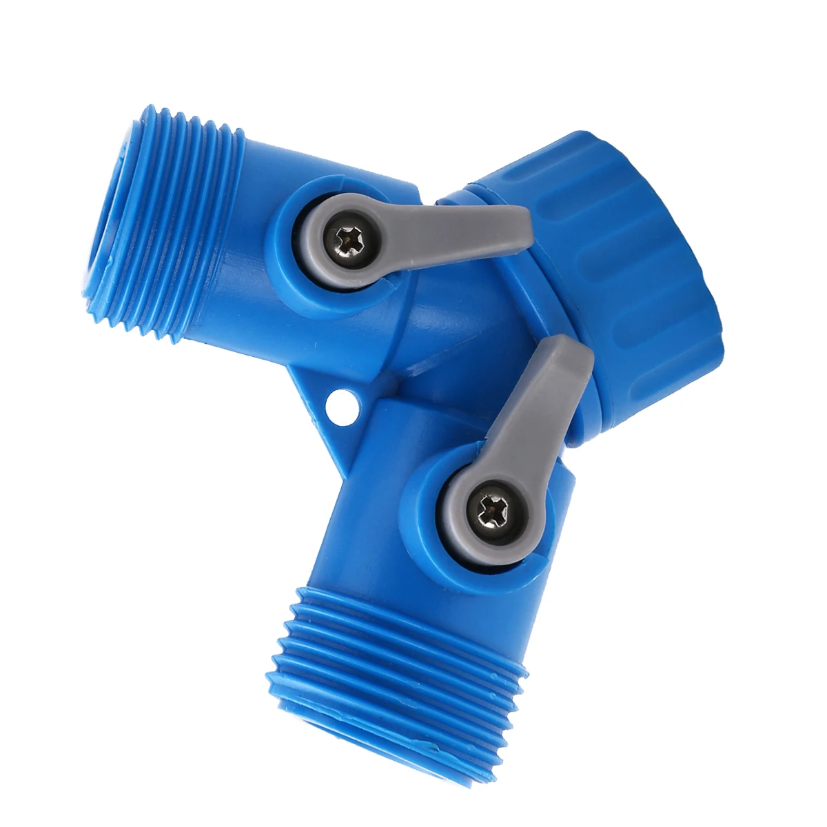 

Y Type Hose Adaptor Snap In Dual Shut Off Tap Connector For Home Garden Watering Irrigation Tool