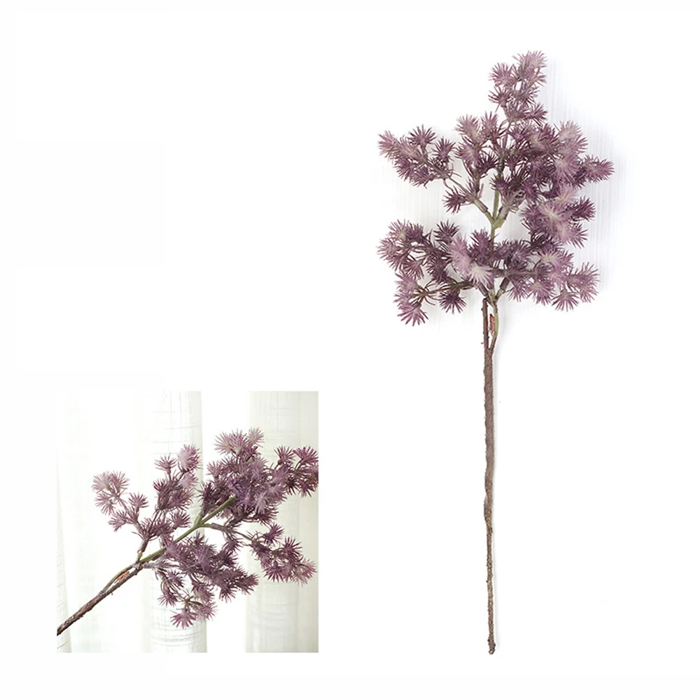 

1PCS Artificial Pine Needles Fake Pine Branches Small Tree 30CM DIY Hair Bands Decorative Simulation Plants Home Decoration