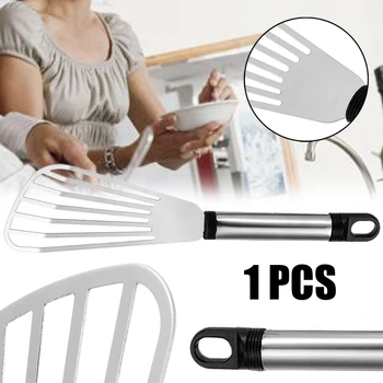 

Fish Slice Frying Spatula Stainless Steel Leaky Shovel Kitchen Supply Tool Fish Spatula Kitchen Cookware Cooking Accessories