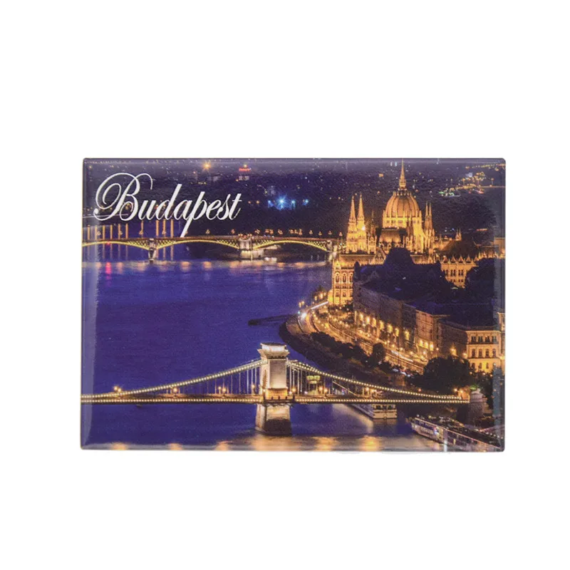 Budapest City ночной магнит на холодильник известный вид путешествие магниты