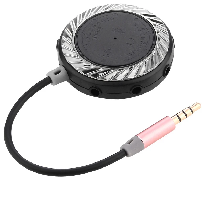 10pcs lot 3 5mm 1 in 9 couples audio line Earbud Headset Headphone Earphone Splitter For pad Phone Android Mobile MP3 MP4