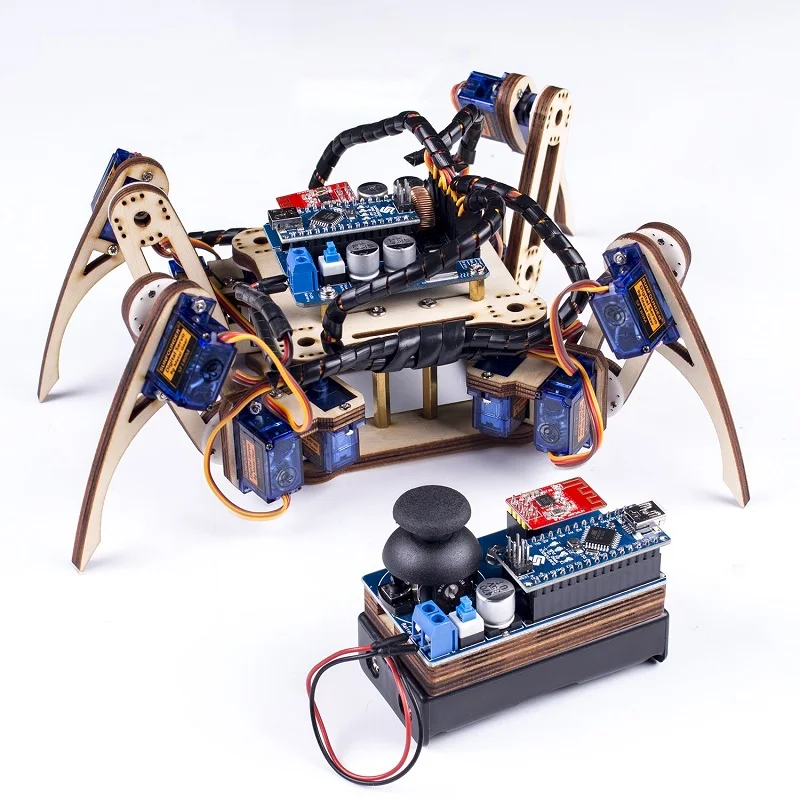 

SunFounder SF-Crawling V2.0 Remote Control Crawling Quadruped Robot for Arduino