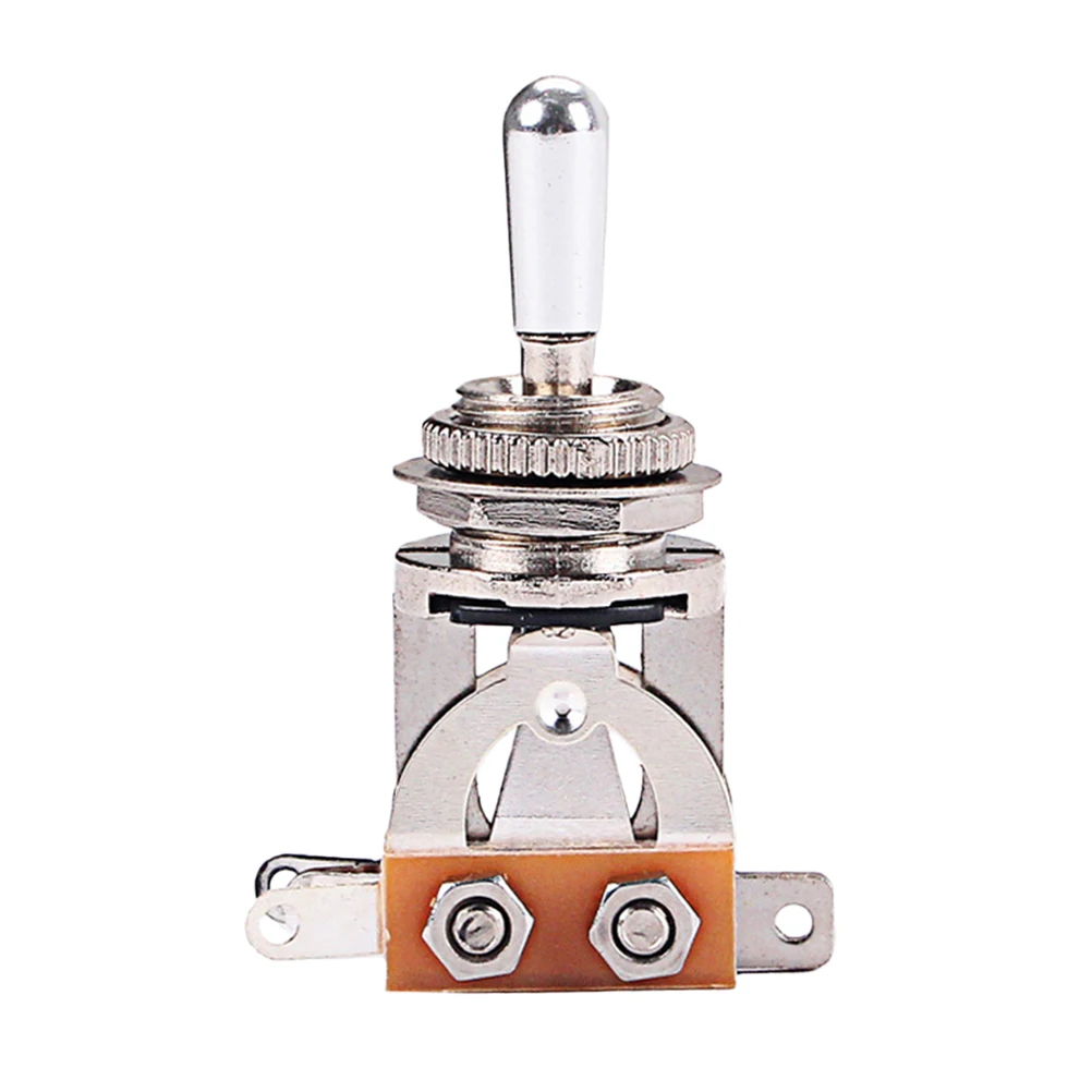 

GN118 3 Way Toggle Switch Pickup Selector with Silver Tip for LP Electric Guitar