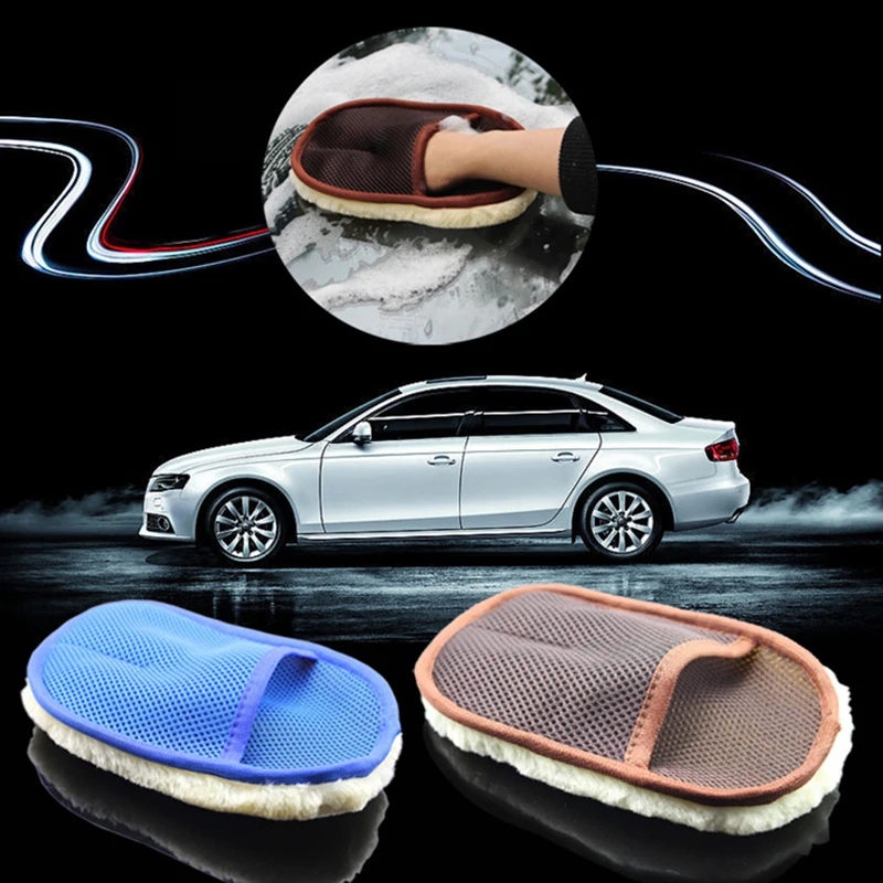 

Home Cleaning Glass Cleaning Wool High Quality Car Cleaning Car Washing 1PC Cleaning Brush Motorcycle Washer Soft Washing Gloves
